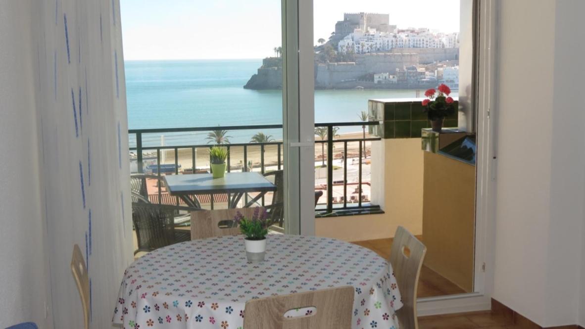 New! Peniscola Playa 1A Linea Apartment Luaran gambar
