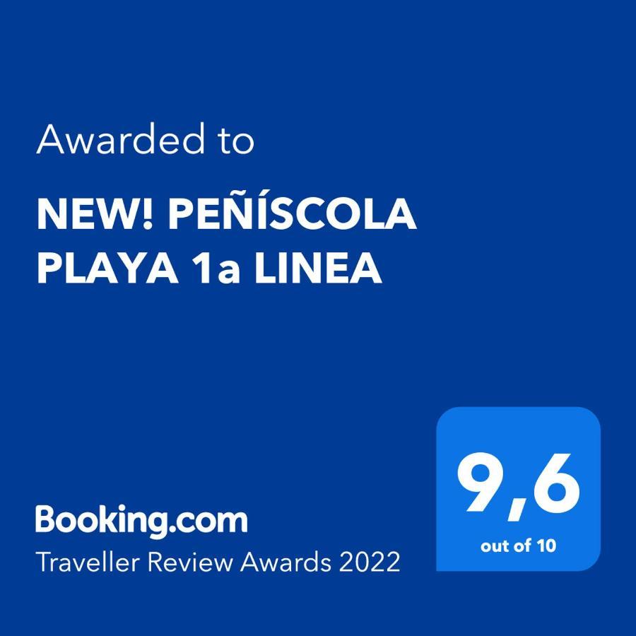 New! Peniscola Playa 1A Linea Apartment Luaran gambar
