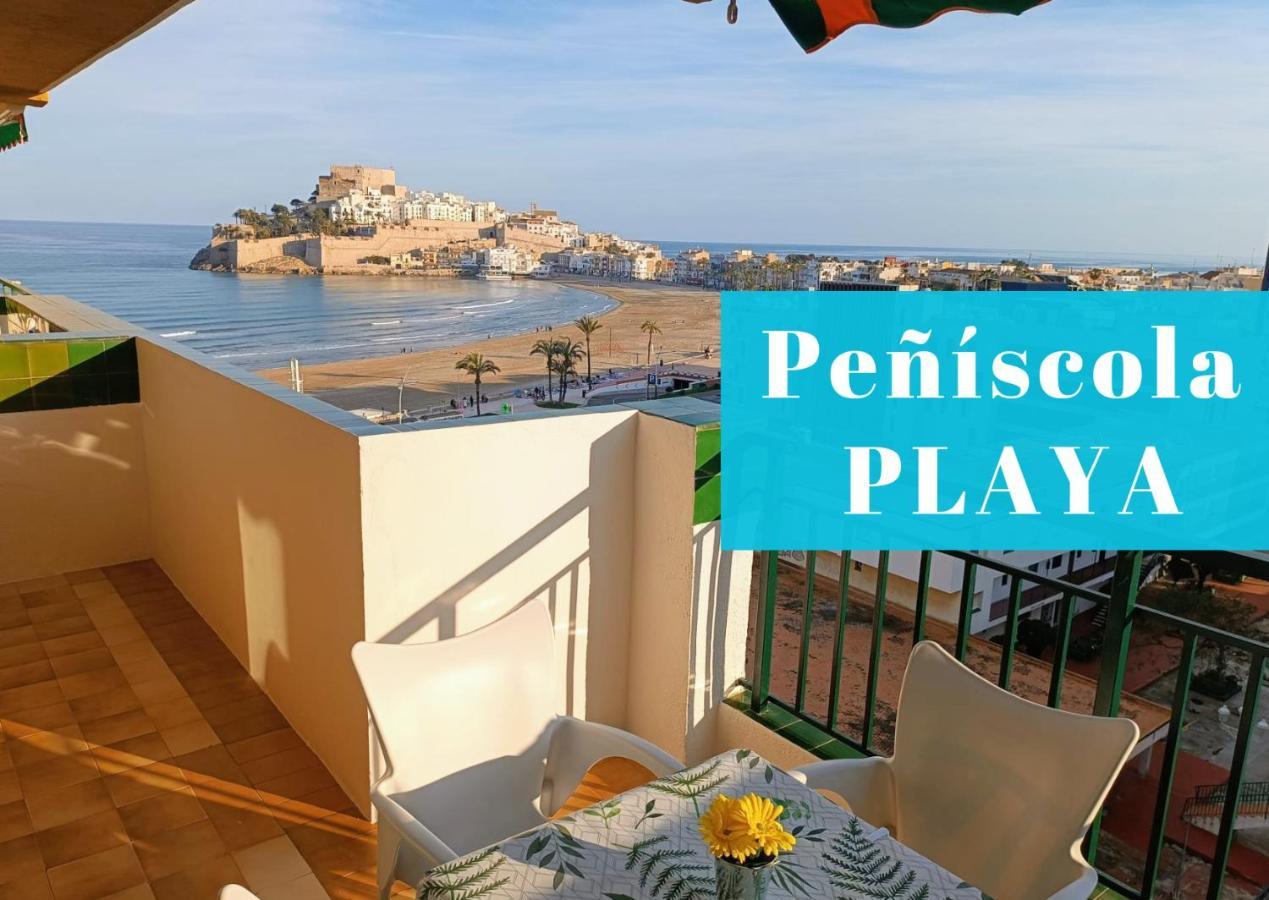 New! Peniscola Playa 1A Linea Apartment Luaran gambar